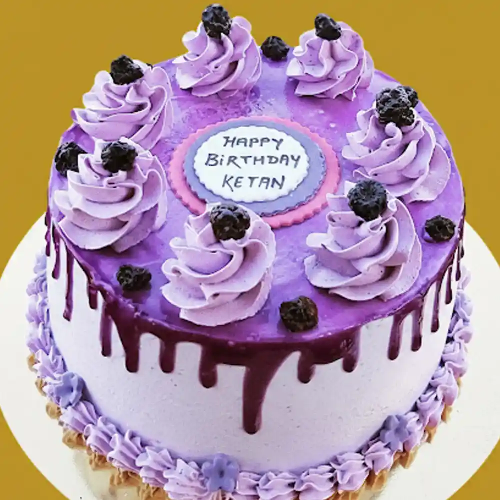 Classic blueberry cake