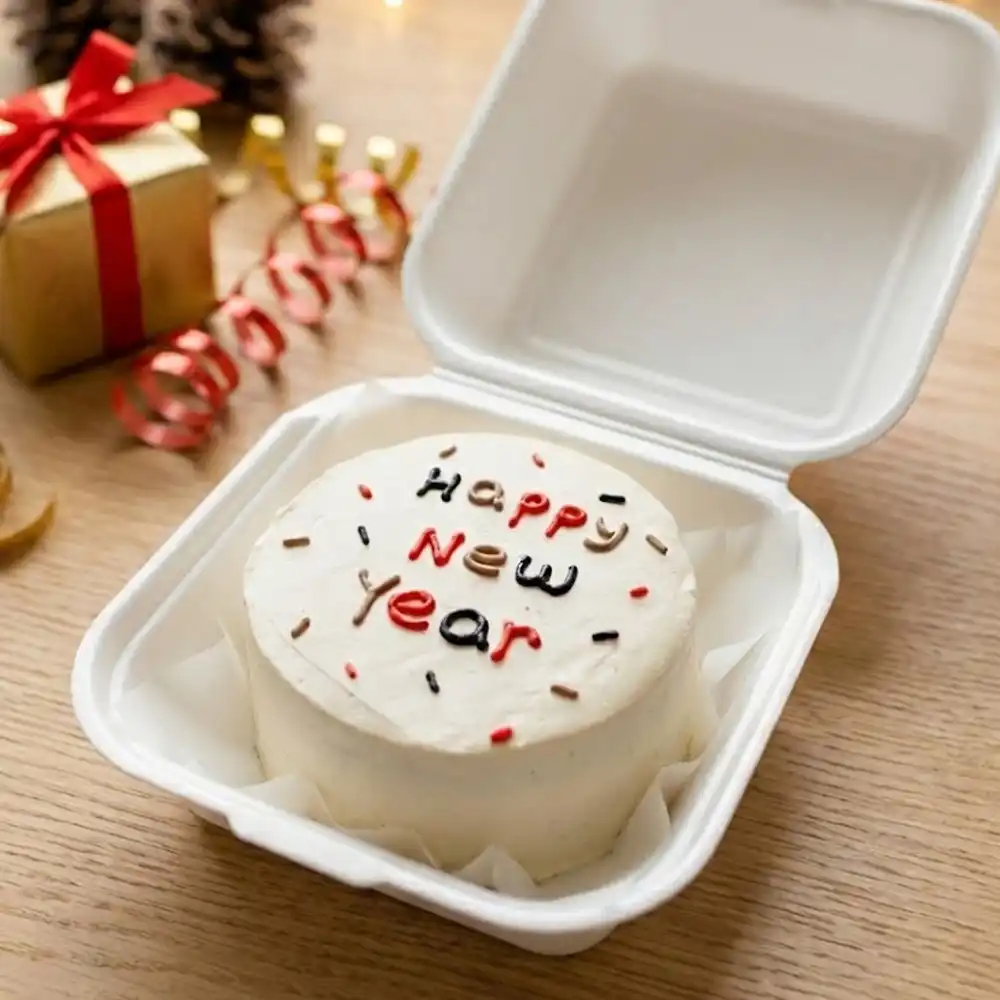 Classic new year bento cake