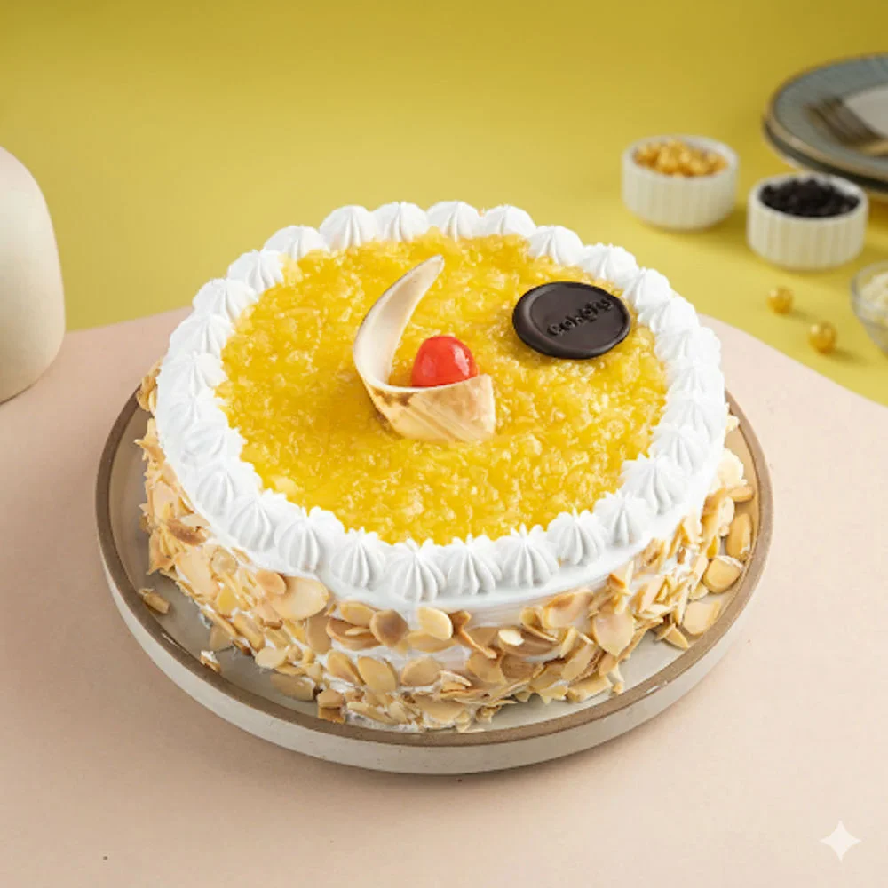 Fantasy pineapple cake