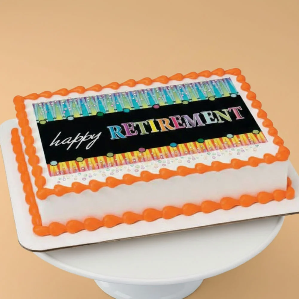 Happy Retirement Cake