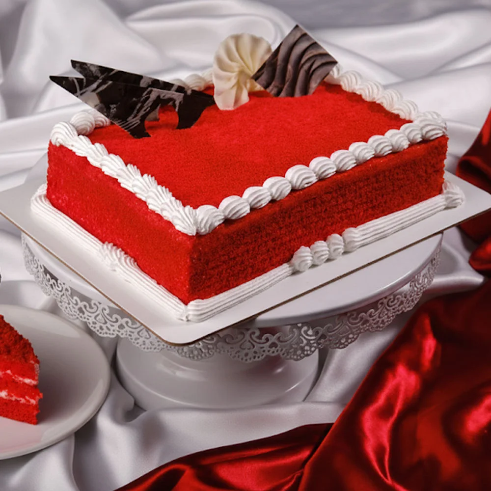 Square Red Velvet Cake