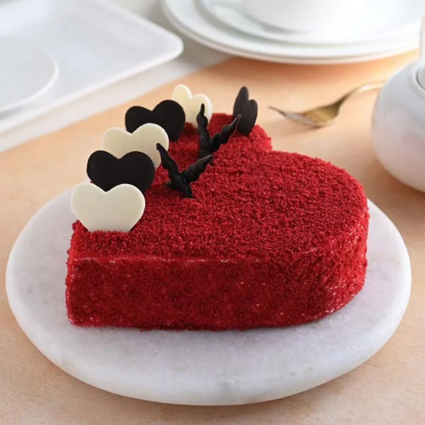 Tempting Heart Shaped RedVelvet
