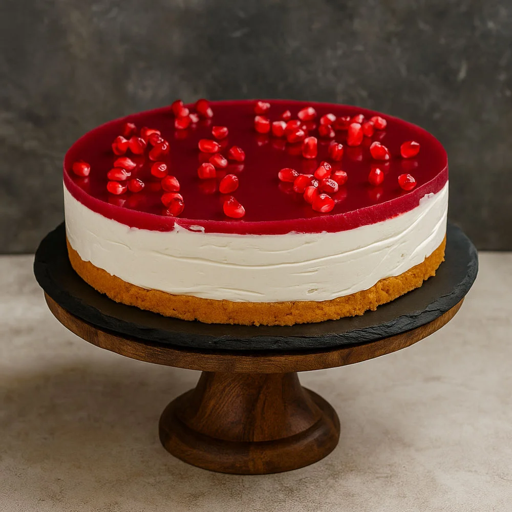 Pomegranate cheese cake